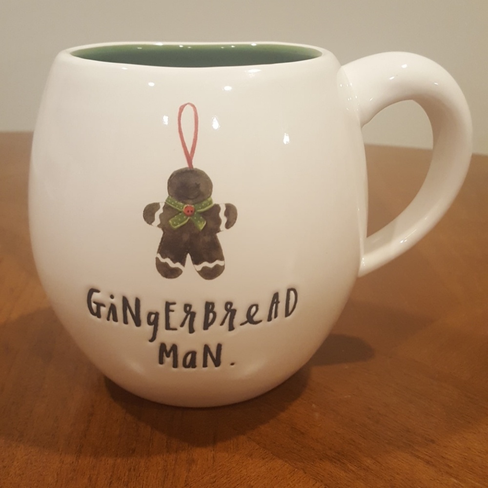 Rae Dunn Christmas Gingerbread Man Mug